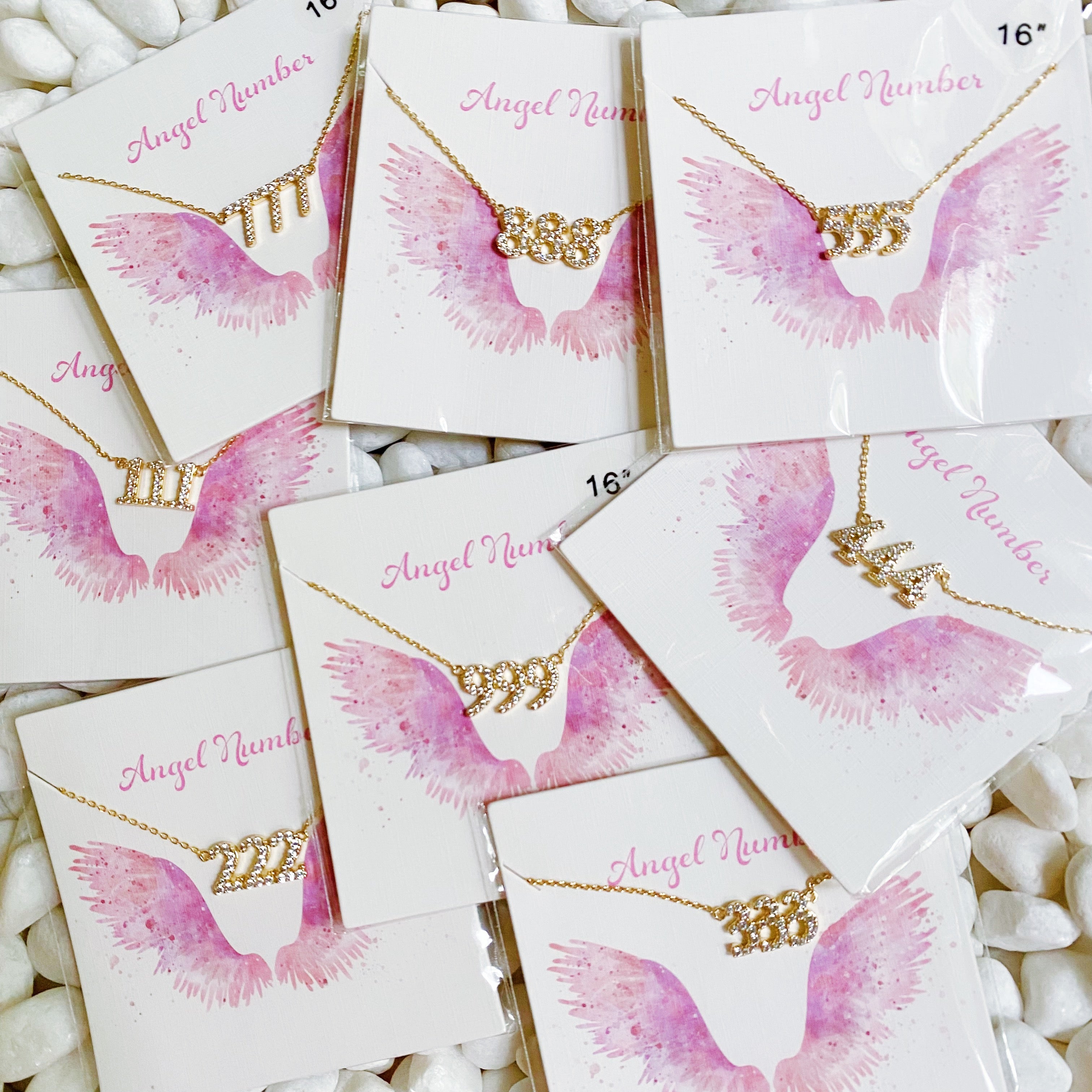 Dainty Angel Number Necklace