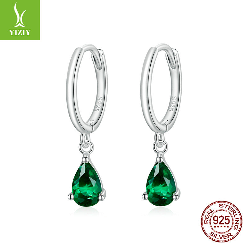 New 2021 925 Silver Water Drop Earrings with Zircon