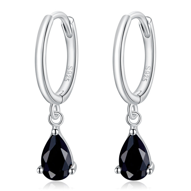 New 2021 925 Silver Water Drop Earrings with Zircon
