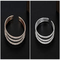 Full Diamond Elastic Bracelet for Bridal Accessories