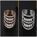 Full Diamond Elastic Bracelet for Bridal Accessories